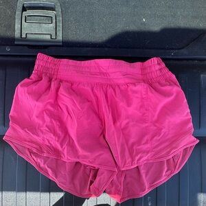 Lululemon Athletica Pink Athletic Shorts Lightweight Moisture-Wicking